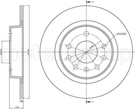 Remsa BDM61317.00 - Спирачен диск vvparts.bg