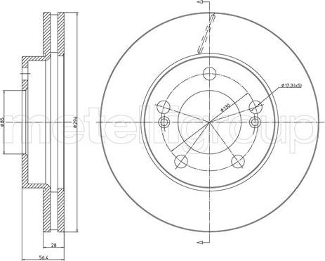 Fri.Tech. BD1060 - Спирачен диск vvparts.bg