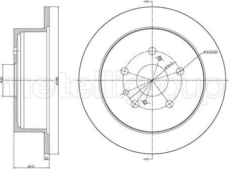 Fri.Tech. BD1126 - Спирачен диск vvparts.bg