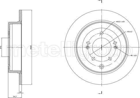 Fri.Tech. BD1820 - Спирачен диск vvparts.bg