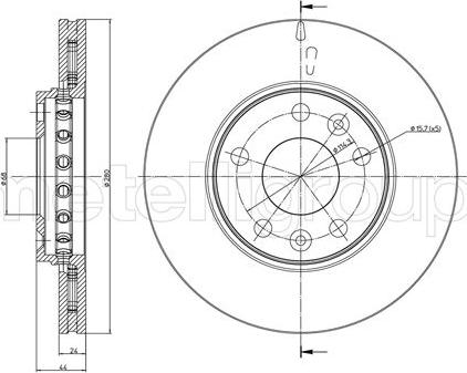 Fri.Tech. BD1359 - Спирачен диск vvparts.bg