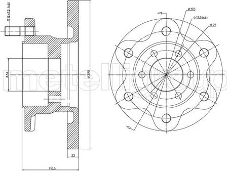 Fri.Tech. BD1332 - Спирачен диск vvparts.bg