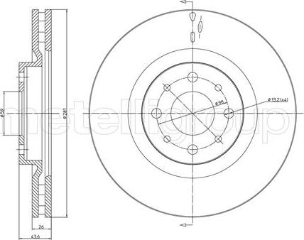 Fri.Tech. BD1202 - Спирачен диск vvparts.bg