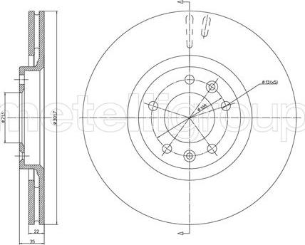 Fri.Tech. BD1239 - Спирачен диск vvparts.bg