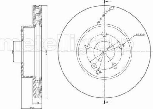 Fri.Tech. BD1234 - Спирачен диск vvparts.bg