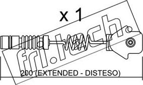 Fri.Tech. SU.012 - Предупредителен контактен сензор, износване на накладките vvparts.bg