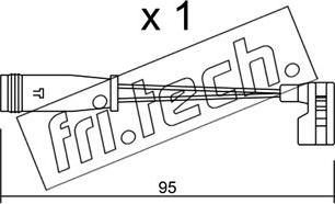 Fri.Tech. SU.164 - Предупредителен контактен сензор, износване на накладките vvparts.bg