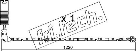 Fri.Tech. SU.296 - Предупредителен контактен сензор, износване на накладките vvparts.bg