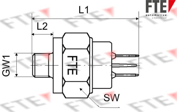 FTE 9910200 - Ключ за спирачните светлини vvparts.bg