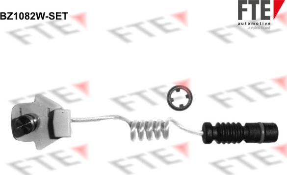 FTE BZ1082W-SET - Предупредителен контактен сензор, износване на накладките vvparts.bg