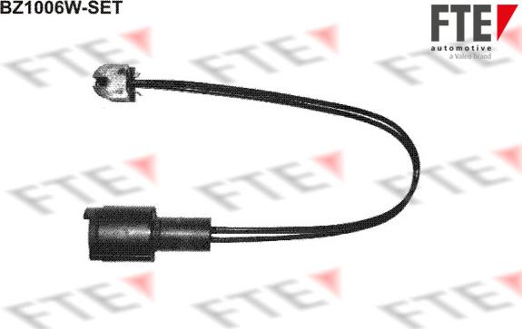 FTE 9410006 - Предупредителен контактен сензор, износване на накладките vvparts.bg