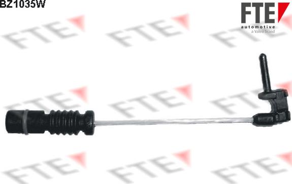 FTE BZ1035W - Предупредителен контактен сензор, износване на накладките vvparts.bg