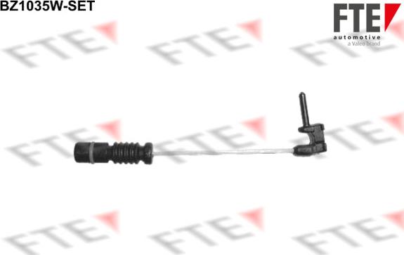 FTE BZ1035W-SET - Предупредителен контактен сензор, износване на накладките vvparts.bg