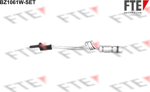 FTE BZ1061W-SET - Предупредителен контактен сензор, износване на накладките vvparts.bg