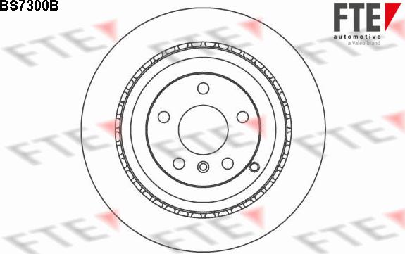 FTE BS7300B - Спирачен диск vvparts.bg