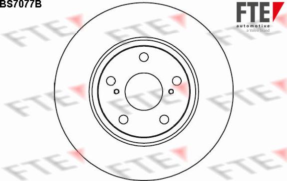 FTE 9081095 - Спирачен диск vvparts.bg