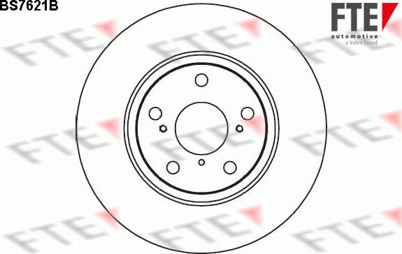 FTE BS7621B - Спирачен диск vvparts.bg