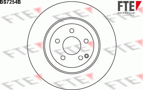 FTE BS7254B - Спирачен диск vvparts.bg