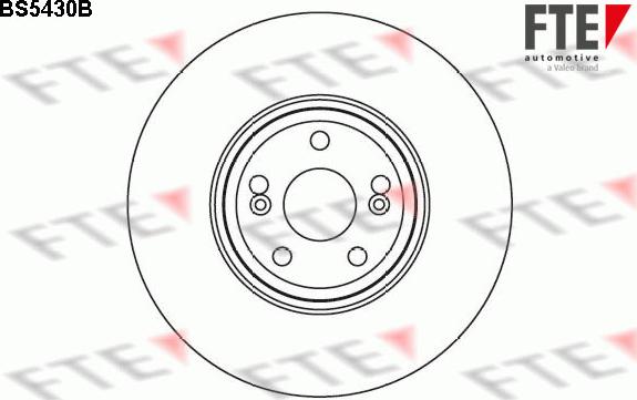 FTE BS5430B - Спирачен диск vvparts.bg