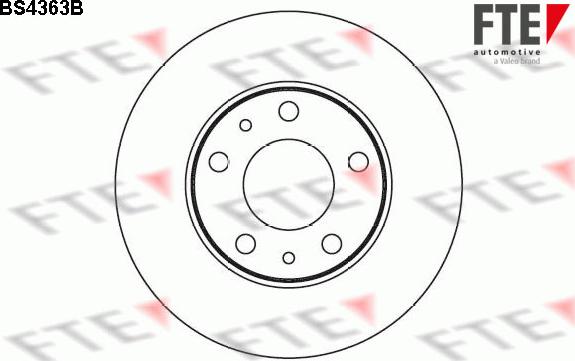 FTE 9081311 - Спирачен диск vvparts.bg