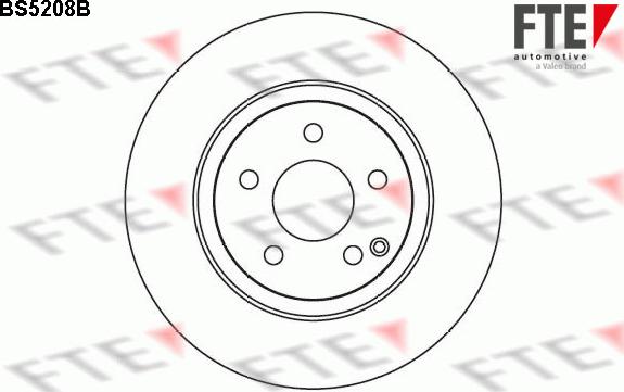 FTE 9081247 - Спирачен диск vvparts.bg