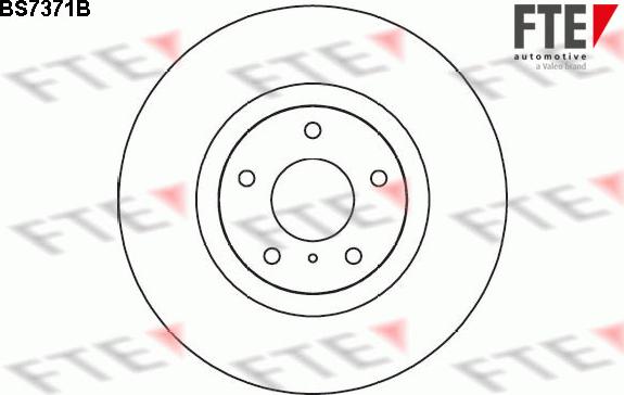 FTE 9081200 - Спирачен диск vvparts.bg