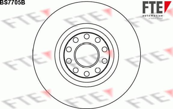 FTE BS7705B - Спирачен диск vvparts.bg