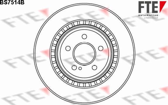 FTE 9081274 - Спирачен диск vvparts.bg