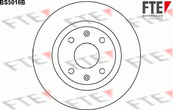 FTE 9082486 - Спирачен диск vvparts.bg