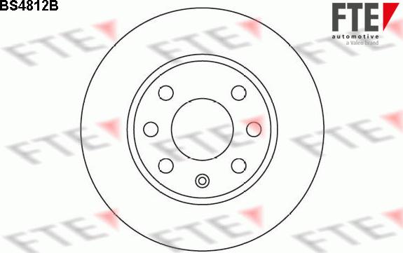 FTE 9082481 - Спирачен диск vvparts.bg