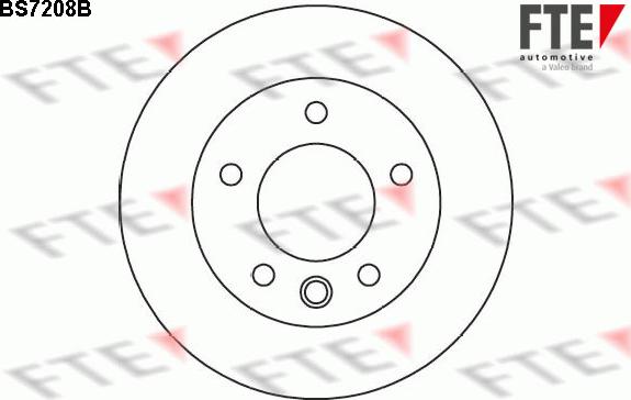 FTE 9082504 - Спирачен диск vvparts.bg