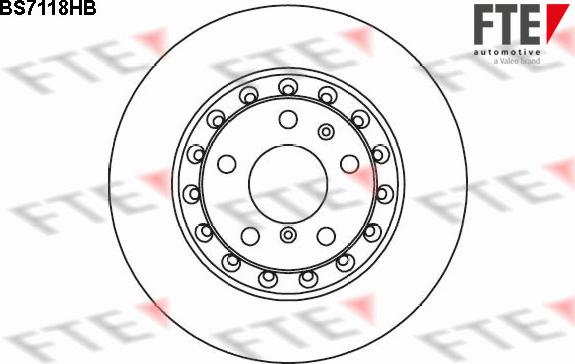 FTE 9082589 - Спирачен диск vvparts.bg