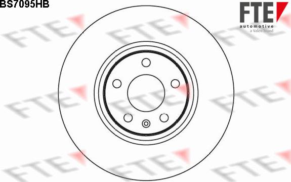 FTE 9082588 - Спирачен диск vvparts.bg