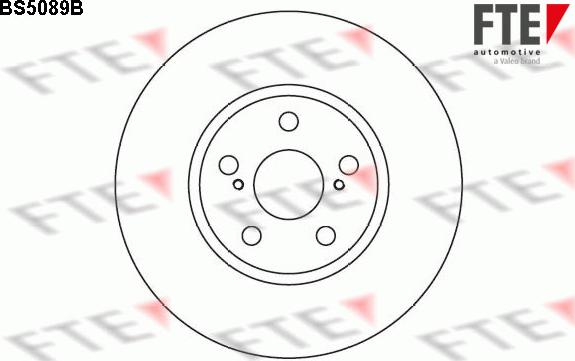 FTE 9082350 - Спирачен диск vvparts.bg