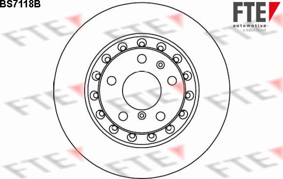 FTE 9082210 - Спирачен диск vvparts.bg