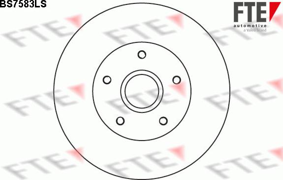 FTE 9071402 - Спирачен диск vvparts.bg