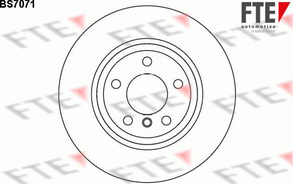 FTE BS7071 - Спирачен диск vvparts.bg