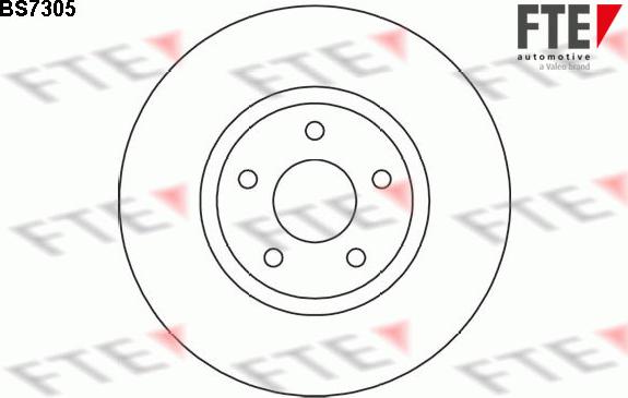 FTE BS7305 - Спирачен диск vvparts.bg