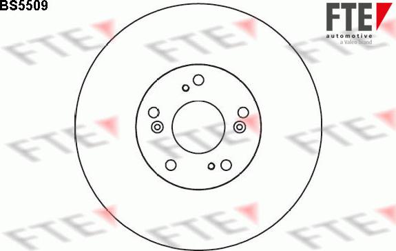 FTE 9071089 - Спирачен диск vvparts.bg