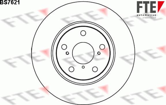 FTE 9071086 - Спирачен диск vvparts.bg