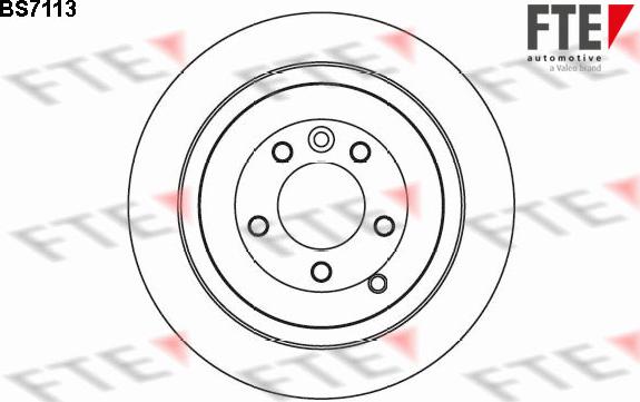 FTE 9071034 - Спирачен диск vvparts.bg