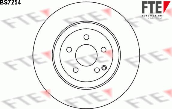 FTE BS7254 - Спирачен диск vvparts.bg