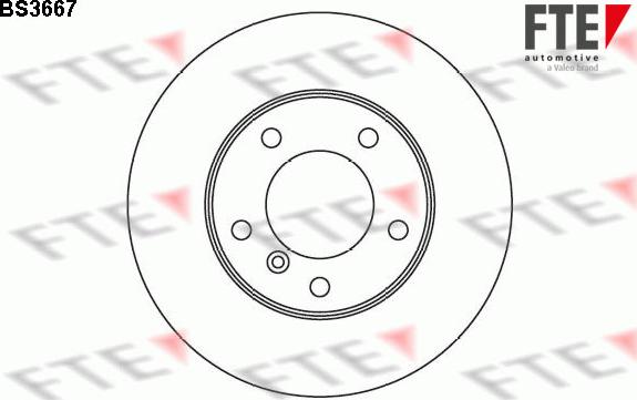 FTE 9071144 - Спирачен диск vvparts.bg