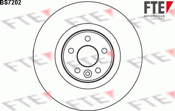 FTE 9071165 - Спирачен диск vvparts.bg