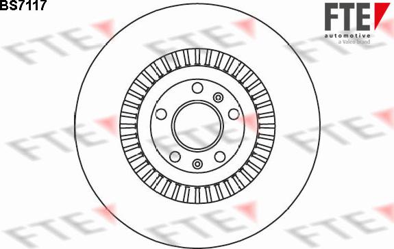 FTE 9071185 - Спирачен диск vvparts.bg