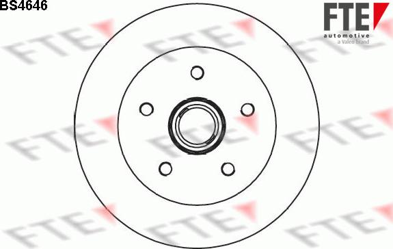 FTE BS4646 - Спирачен диск vvparts.bg