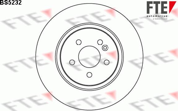 FTE BS5232 - Спирачен диск vvparts.bg