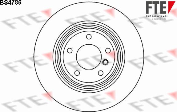 FTE BS4786 - Спирачен диск vvparts.bg