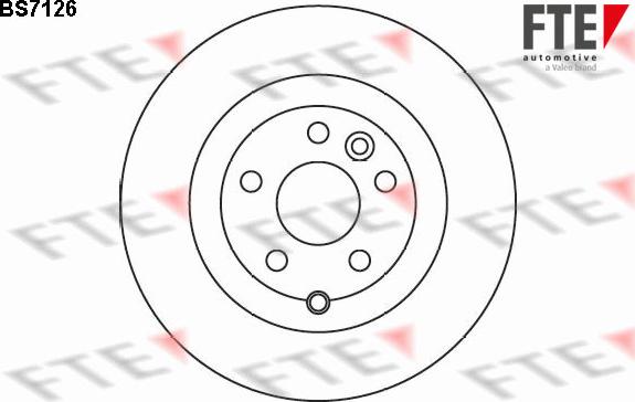 FTE 9071383 - Спирачен диск vvparts.bg