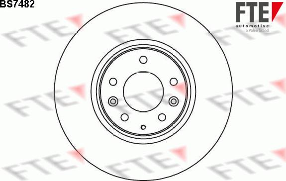 FTE BS7482 - Спирачен диск vvparts.bg